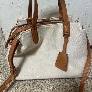 Universal Thread Cream and Tan Crossbody Bag